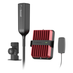 WILSONPRO / WEBOOST 532-061 – Amplificador Celular Vehicular / 32X Amplificación / Tribanda 850/1900/1700 MHz / Ganancia 50 dB / Antena Omnidireccional Plegable / Todo Terreno