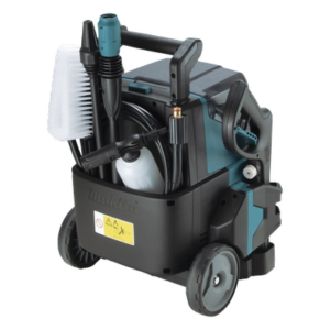 MAKITA HW001GT201 – Hidrolavadora Inalámbrica / 11.5 MPa (1,668 psi) / 8.5 kPa Presión Regular / Manguera 5m (16.4 ft) / Baterías 40V 5Ah / Carga Rápida / Autocebado