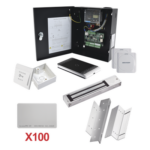 HIKVISION KIT-TARJETA-01 – Kit de Control de Acceso / 10,000 Tarjetas / 50,000 Eventos / TCP-IP / Wiegand / Gabinete Metálico / 12 VCC / 0.94 x 0.78 x 0.23 pies