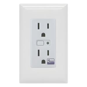 JASCO 14315 – Tomacorriente Inteligente Z-Wave / 120 VCA 60 Hz / Carga 1800W Resistiva / Alcance 20.5 m (67.3 ft) / Empotrable Interior