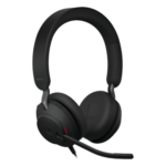 JABRA EVOLVE240SE-STEREO-MS-USBC/A – Auricular Profesional UC / Cancelación de Ruido / Busylight 360° / USB-C/A / Certificación Microsoft Teams / 3 Micrófonos MEMS