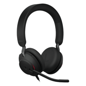 JABRA EVOLVE240SE-STEREO-MS-USBC/A – Auricular Profesional UC / Cancelación de Ruido / Busylight 360° / USB-C/A / Certificación Microsoft Teams / 3 Micrófonos MEMS