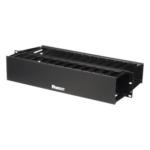 PANDUIT WMP1E – Organizador de Cables Horizontal / Doble Frontal y Posterior / 2UR / 19in / ABS
