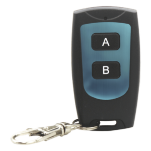 ACCESSPRO ACCESS807M2 – Control Remoto de 2 Botones / RFID 433.92 MHz / 57x32x11 mm / 22 g / 2.24x1.26x0.43 in