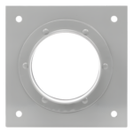 SYSCOM TOWERS STEP411 – Placa Pasamuros / Capacidad 1 Bota 4" (10.16 cm) / Aluminio / Kit 14 Piezas