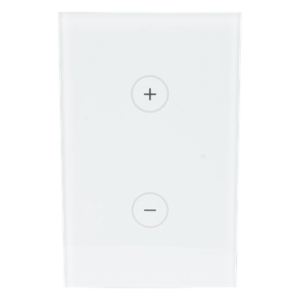 SMARTHOME BY EPCOM MHDT511 – Interruptor Dimmer Táctil Z-Wave 700 / Control LED hasta 150 W / Alimentación Universal AC 85-260V / Medidor de Consumo / Compatible Hubitat HC8 / Panel Alarma Álula M2M