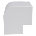 THORSMAN TMK-4577-EE – Esquinero Exterior / PVC Autoextinguible / Compatible Canaleta TMK-4577 / Resistente UV y Humedad / Color Blanco