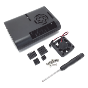 RASPBERRY PI IC-00073 – Kit Gabinete para Raspberry Pi 4 / Plástico ABS / Ventilador 30.…