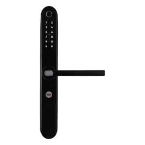 YALE-ASSA ABLOY MX83355 – Cerradura Digital / Mecanismo de Embutir / Backset 50 mm / IP66 / 100 Huellas / 300 Accesos / Negro