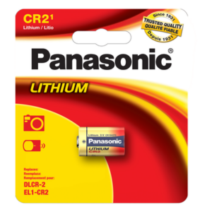 PANASONIC CR2PA – Batería de Litio No Recargable / 3 Vcc / 850 mAh / Corriente de Descarga 20 mA / -40°C a +70°C / Diseño Espiral Alta Descarga