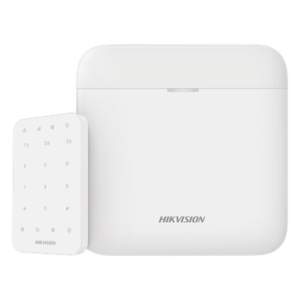 HIKVISION AXPRO-KIT-TECLADO – Kit de Alarma Inalámbrica / 48 Zonas Expandibles / Wi-Fi 2.4 GHz / Batería de Respaldo 35 h / Teclado Integrado / Frecuencia 433 MHz