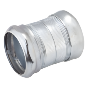 HUBBELL HUB-2928 – Cople de Compresión / Acero Galvanizado / Pared Delgada / 2 in / 3.366 in (85.5 mm) Longitud