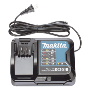 MAKITA DC10SB – Cargador para batería de litio Makita de 12v.