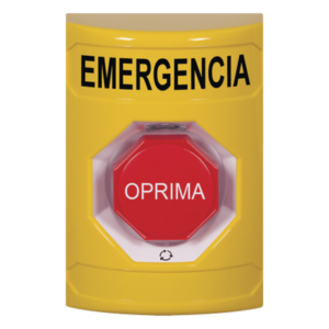 STI SS2209EM-ES – Botón de Emergencia Multifuncional / Acción Mantenida / LED Multicolor / UL/cUL/ADA / Diseño Antivandálico / Uso Interior-Exterior