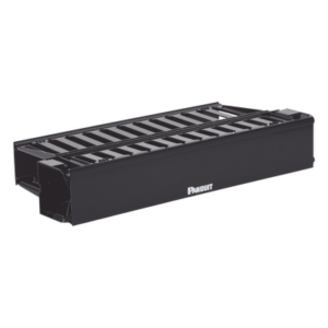 PANDUIT WMPH2E – Organizador de Cables Horizontal / Doble Frontal y Posterior / 2UR / 19in / Con Tapa Extendida