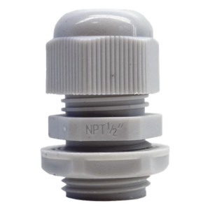 TXPRO TXG-PG-12N – Conector Tipo Glándula / Rosca NPT 1/2" / Rango Cable 6-11 mm / Plástico Industrial / IP Aplicable