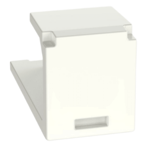 PANDUIT CMBIW-X – Módulo de Tapa Ciega / Mini-Com / Blanco Mate / 1 Espacio / Compatible RoHS