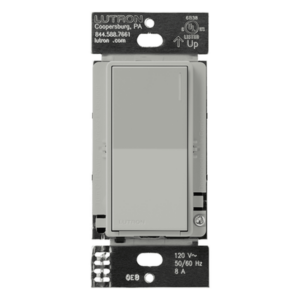 LUTRON RADIORA 3 ST6ANSPB – Interruptor de pared / Sin regulación / 6 A iluminación / 3 A (1/10 HP) motor / 120 V~ / Línea Sunnata / Multiubicación