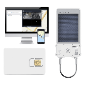 TopFlyTech SOLARGUARDX100KIT – Kit Cerradura Inteligente GPS Solar / LTE Cat-M1 / RFID BLE OTA / IP67 / Batería 14400mAh / 47.2 pies detección