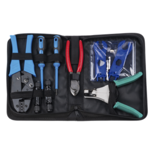 EPCOM POWERLINE EPMC42 – Kit de Herramientas para Instalación Solar / 13 Piezas / Conectores MC4 / Pelacable 2.5-6 mm² / Estuche Organizador