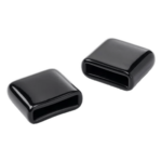 HOFFMAN LEC – Kit de Tapas Finales para Escalerilla / Vinilo Negro / Grosor 0.19 pulg. (5 mm) / Peso 0.1 lb (0.04 kg)
