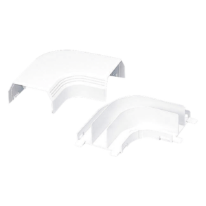 PANDUIT T45RAIW – Curva de Radio Controlada / Canaleta T45 / PVC Rígido / UL94V-0 / 0 a 50°C / Blanco Mate