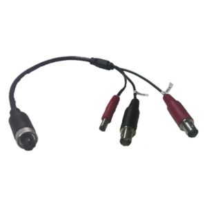 HIKVISION DS-MP2130/BNC – Cable Adaptador para Cámaras / Conector Aviación a BNC / Video y Audio BNC / Alimentación Integrada / 30 cm (11.8 in)