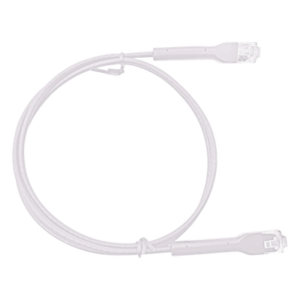 LINKEDPRO BY EPCOM LP-PSLIM-3WH – Cable de Parcheo UTP / Cat6 / Ultra Slim / 3 m (9.84 ft) / Bota Flexible / Blanco
