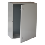 PRECISION PST-4060-25A – Gabinete de Acero IP66 / 400 x 600 x 250 mm / IK10 / Placa Trasera Metálica 2 mm / Cerradura con Llave / Tapa Inferior Atornillable