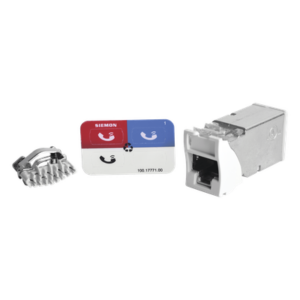 SIEMON Z6A-S02 – Jack Cat6A / Blindado / Montaje Híbrido Plano y Angulado / Color Blanco
