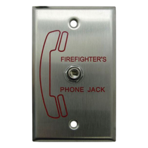 NOTIFIER N-FPJ – Toma Remota de Teléfono para Bomberos / Conexión Auricular FHS-F / Montaje en Caja 4x2x2½" / Circuito SLC Clase A/B / Auto-Programación / Hasta 24 Unidades por Sistema