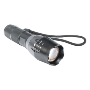 EPCOM INDUSTRIAL SIGNALING XT62 – Linterna LED Táctica / 800 Lúmenes / IPX4 / Zoom Ajustable / Doble Alimentación / Aluminio