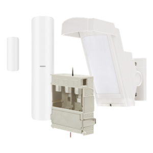 OPTEX HX40-RAM-W-HKV – Detector PIR Volumétrico / Exterior 100% / 12 m (39.4 ft) a 85° / Inalámbrico / Montaje 2.5 - 3 m (8.2 - 9.8 ft) / Antimascota / Transmisor AXPRO Incluido