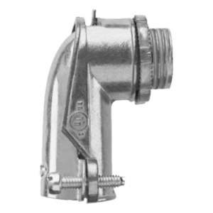 ANCLO ANC-FXC38 – Conector Curvo para Tubo Flexible / 3/8" (10 mm) / Diámetro 30 mm / Largo 46 mm / Acabado Resistente a Corrosión