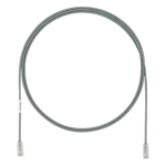 PANDUIT UTP28X7GY – Cable de Parcheo UTP / Cat6A / 28AWG / CM-LSZH / 2.13 m (7 ft) / Gris