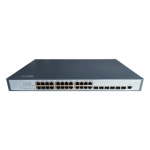 HIKVISION DS-3E3730 – Switch Core Administrable Capa 3 / 24 Puertos Gigabit / 6 Uplink SFP+ 10G / Enrutamiento BGP-OSPF / 1.44 x 0.76 x 0.92 ft