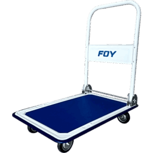 SURTEK SYS-CPL-F30 – Carro Plataforma Plegable / Capacidad 300 kg / Acero Reforzado / Ruedas TPR 5" / Mango Retráctil / Superficie Antideslizante