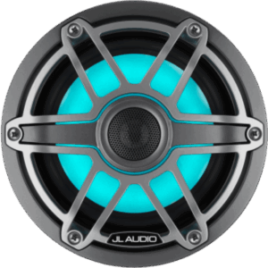 JL AUDIO 10-03092-00 – Bocinas Náuticas JL Audio M6 / 6.5" / Coaxial / LED Transflective / Rejilla Deportiva de Titanio / 75 W RMS / 4 Ω