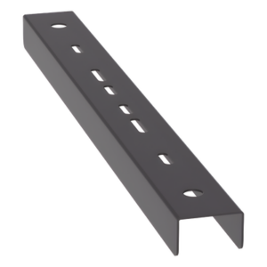 PANDUIT PWBTB12BL – Soporte Tipo Trapecio / Hasta 12 in (305 mm) Ancho / Varilla Roscada 1/2 in / Acero con Recubrimiento en Polvo / Negro