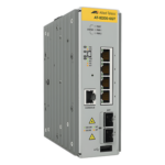 ALLIED TELESIS AT-IE200-6GT-80 – Switch Industrial Administrable Capa 2 / 4 Puertos Gigabit + 2 SFP / 8.93 Mpps / -40°C a 75°C / 12-48 VDC / 1.8 x 6.3 x 5.3 in