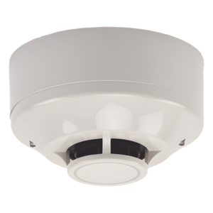 FIRE-LITE W-H355 – Detector de Calor Inalámbrico Direccionable / Temperatura Fija 135 °F (57 °C) / Red Mallada Clase A 902-928 MHz / Topología Padre-Hijo con Repetidor / Base y Baterías Incluidas