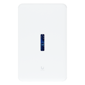 UBIQUITI UDW – Cloud Gateway Montaje en Pared / Wi-Fi 6 Integrado / Enrutamiento 3.5+ Gbps / Switch PoE 420 W / Pantalla Táctil 4.7" / 18 Puertos / 10G SFP+