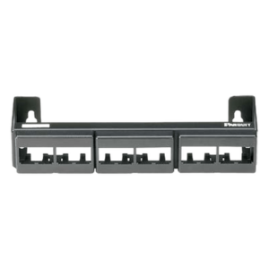 PANDUIT CWPP12WBL – Panel de Parcheo Modular / 12 Puertos / Mini-Com / Montaje en Pared / 228.6 x 44.45 x 63.5 mm / 9 x 1.75 x 2.5 pulgadas / Sin Conectores