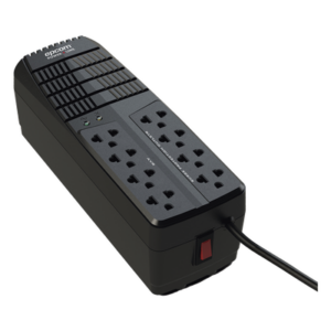 EPCOM POWERLINE EPL1000AVR – Regulador de Voltaje / 1000 VA / 500 W / 8 Contactos / AVR ±10% / Supresor de Picos 90 J / Protección RJ11 / Rango 95-148 V
