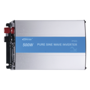 EPEVER IP-500-21 – Inversor de Onda Senoidal Pura / 400 W Nominal / 500 W Pico / Entrada 24 VCC / Salida 120 VCA / 9.1 × 5.2 × 2.9 pulgadas