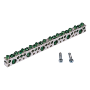 SIEMENS EGK – Barra de tierra / 42 circuitos / Aluminio / Kit instalable en campo / 100 unidades por caja