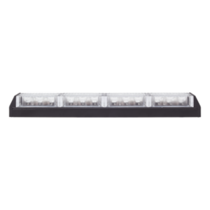 EPCOM INDUSTRIAL SIGNALING XLL-1084-RB – Barra de Luz de Advertencia / 4 Módulos LED / 12 LED Gen III / 11 Patrones de Destello / 10-16 VCC / 3 A Máximo / Uso Interior y Exterior
