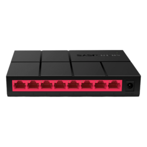 Mercusys MS108G – Switch No Administrable / 8 Puertos Gigabit 10/100/1000 Mbps / Capacidad 8 Gbps / Sin Ventilador / Plug and Play