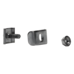 CHAROFIL MG-51-KIT2EZ – Kit de unión para charola / Clema mediana / Tornillo encastrado / Acabado electro zinc / Ancho hasta 300 mm (11.8 in)
