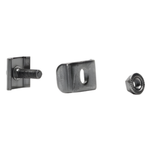 CHAROFIL MG-51-KIT2EZ – Kit de unión para charola / Clema mediana / Tornillo encastrado / Acabado electro zinc / Ancho hasta 300 mm (11.8 in)